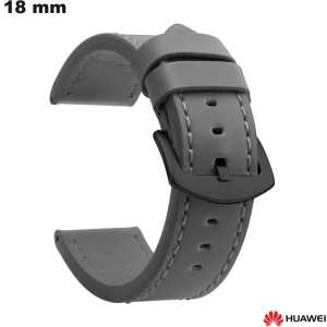 Sale Gray Smartwatch Bracelet 18 mm Huawei PU Leather