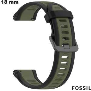 Pulseira Verde de 18 mm para relógio inteligente Fossil de qualidade