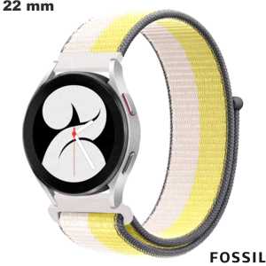 Yellow Fabric Bracelet 22 mm Fossil Smartwatch Cheap