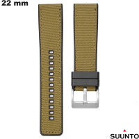 22mm Brown Suunto Watch Strap Silicone / Premium Quality