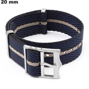 Bracciale 20 mm orologio vintage Blu Nylon \ Miglior Prezzo
