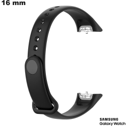 Bracelet Silicone Samsung smartwatch Noir 16 mm