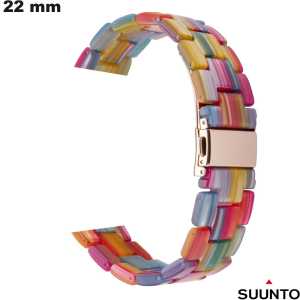 Bracciale 22 mm Resina per orologio Multicolore Suunto economico