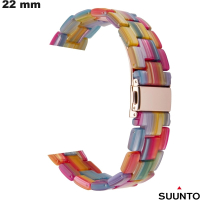 Armband 22 mm Hars voor multilkleurige Suunto horloge goedkoop