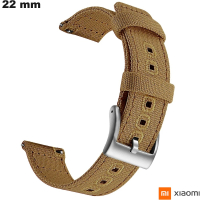 Bracciale Xiaomi 22 mm Marrone orologio intelligente Tessuto economico