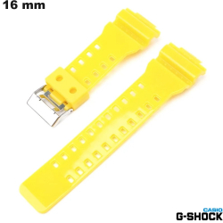 Bracelet montre Silicone 16mm Casio G-Shock Jaune