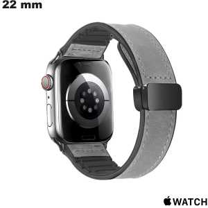 Armband 22 mm Old School Grau für Apple Watch von hoher Qualität