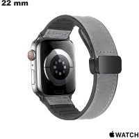 Armband 22 mm Old School Grau für Apple Watch von hoher Qualität