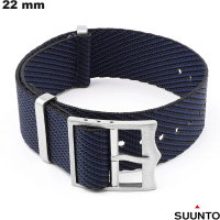 Quality 22mm Blue Nylon Suunto Smartwatch Bracelet