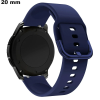 Bracciale orologio 20 mm sportivo Blu Caucciù ● Spedizione Veloce