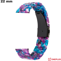 Vendita Bracciale OnePlus per orologio connesso Resina 22mm Blu