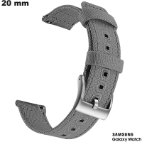 Sale of Original 20mm Gray Fabric Bracelet for Samsung Watch