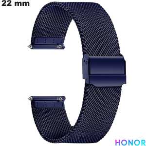 Acheter Bracelet de montre connectée 22 mm Honor Bleu milanais