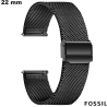 Acheter Armband Fossil Noir smartwatch milanese \ Gratis Verzending