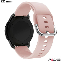 Bracelet Polar sport 22mm Silicone Rose de montre