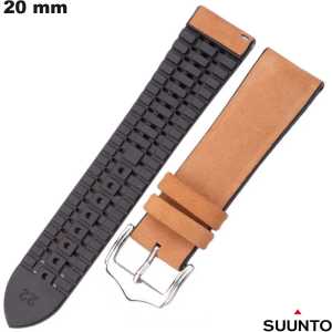 Buy 20 mm Brown Rubber Bracelet for Suunto Watch