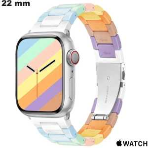 Kopen Kleurige 22mm Watch Band voor Apple Watch Hars