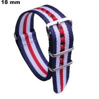 18 mm Bracelet for Multi-colored Watch Fabric | Free Shipping on Orders Over €20