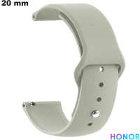 Venta de pulsera de reloj inteligente de 20 mm de silicona Honor azul