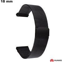 Black Stainless Steel Watch Bracelet for Huawei 18 mm Quality