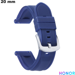Bracelet Bleu Silicone 20 mm de montre connectée Honor