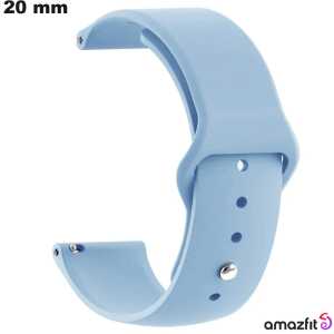 Buy Blue Amazfit Silicone Smartwatch Band