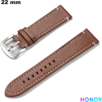 Bracelete para relógio Honor Marrom 22 mm Couro verdadeiro barato