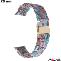 Pulseira de Relógio Multicolorida de Resina Polar 20 mm barata