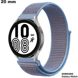 Pulseira de smartwatch Azul Nylon Samsung 20 mm