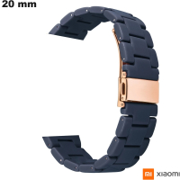 Bracelet Gris 20mm pour montre Xiaomi Résine - Livraison Offerte