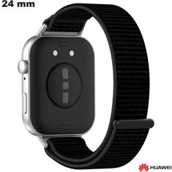 Bracelet Noir de montre intelligente Huawei nylon noir