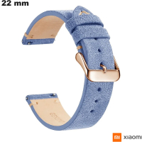 Vendita Bracciale Blu orologio Xiaomi 22mm in Pelle vera