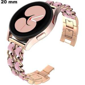 Bracelet Métal de montre Doré rose 20 mm u \ Qualité Premium