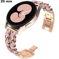 Bracciale in Metallo per Orologio Dorato Rosa 20 mm u \ Qualità Premium