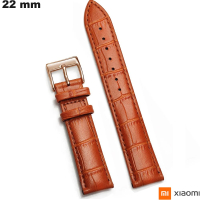 Genuine Leather 22mm Brown Xiaomi Watch Bracelet Cheap