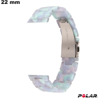 White Resin 22 mm Watch Polar Bracelet | Free Shipping
