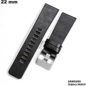 Buy Samsung Smartwatch Genuine Leather Strap Black 22mm