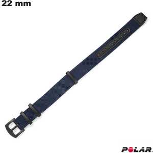 Armband Nylon 22mm blauw Polar slimme horloge van hoge kwaliteit