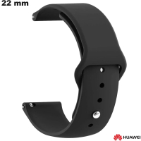 Bracelet Huawei Caoutchouc 22mm de smartwatch Noir de qualité