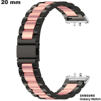 Zwarte Inox Horloge Bracelet 20 mm voor Samsung goedkoop