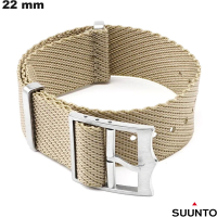 Venda de Pulseira de Nylon Suunto Beje de 22 mm para relógio inteligente