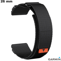 Bracelet Noir 26mm montre Quickfit h Garmin Tissu de qualité