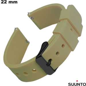 Braccialetto 22 mm Caoutchouc Verde Suunto orologio intelligente economico