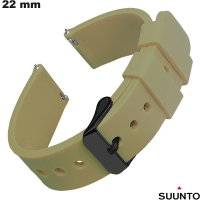 22 mm Green Rubber Bracelet Suunto Smartwatch Cheap