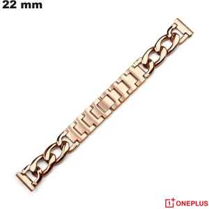 Vendita Bracciale Metallico per smartwatch OnePlus Oro Rosa Catena
