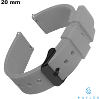 Acquistare Bracciale smartwatch Haylou 20 mm Silicone Grigio impermeabile