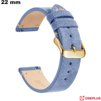 Armband OnePlus Echtes Leder universal Blau 22 mm günstig