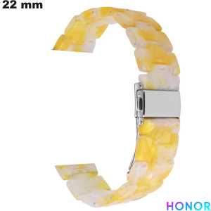 Honor 22 mm Harsarmband voor Gele Horloge ● Gratis Verzending