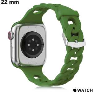 Bracciale Apple Watch di orologio Verde Metallo 22 mm economico