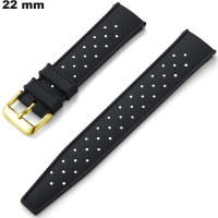 Rubber Bracelet 22mm for Watch Black: Shipping in 24h